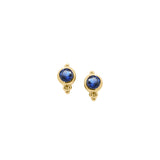 Dudley Stud in Gold with Sapphire Zirconia