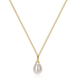 pearl charm gold pendant from memara