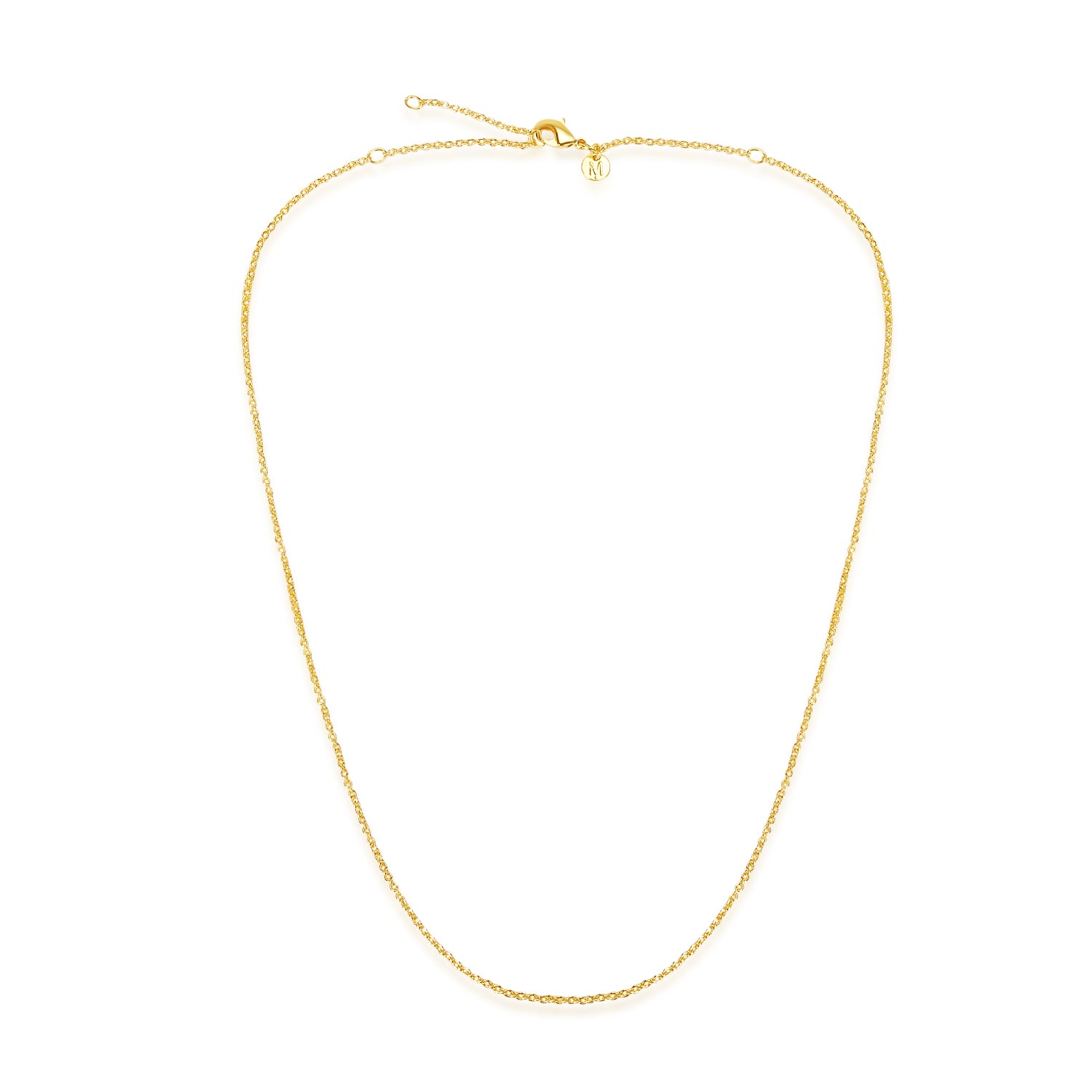 gold charm necklace from memara
