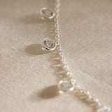 Zaza Necklace in Silver with Zirconia