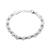 christening silver bracelet from memara