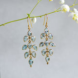 wisteria blue topaz gold earrings from memara