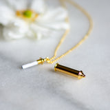 Darcy Message Pendant in Gold