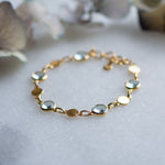 Coco Bracelet in Gold and Blue Topaz from Memara