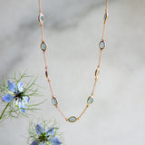 Marilyn Necklace in Gold with Apatite