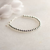 Mini Ball Bracelet in Silver