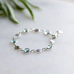 Coco Bracelet in Silver and Blue Topaz from Memara