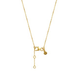 The Y Drop Necklace in Zirconia