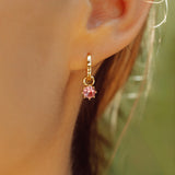 Pink Dazzle Droplet (without Hoops)