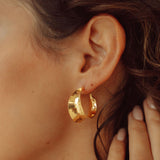 Mini Soho Hoops in Gold