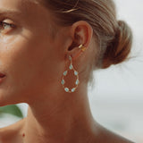 tikka aqua gold drop earrings from memara