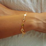 Coco Bracelet in Gold and Crystal