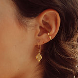 Double Diamond Earrings