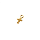 Gold Cross Ear Charm Memara 