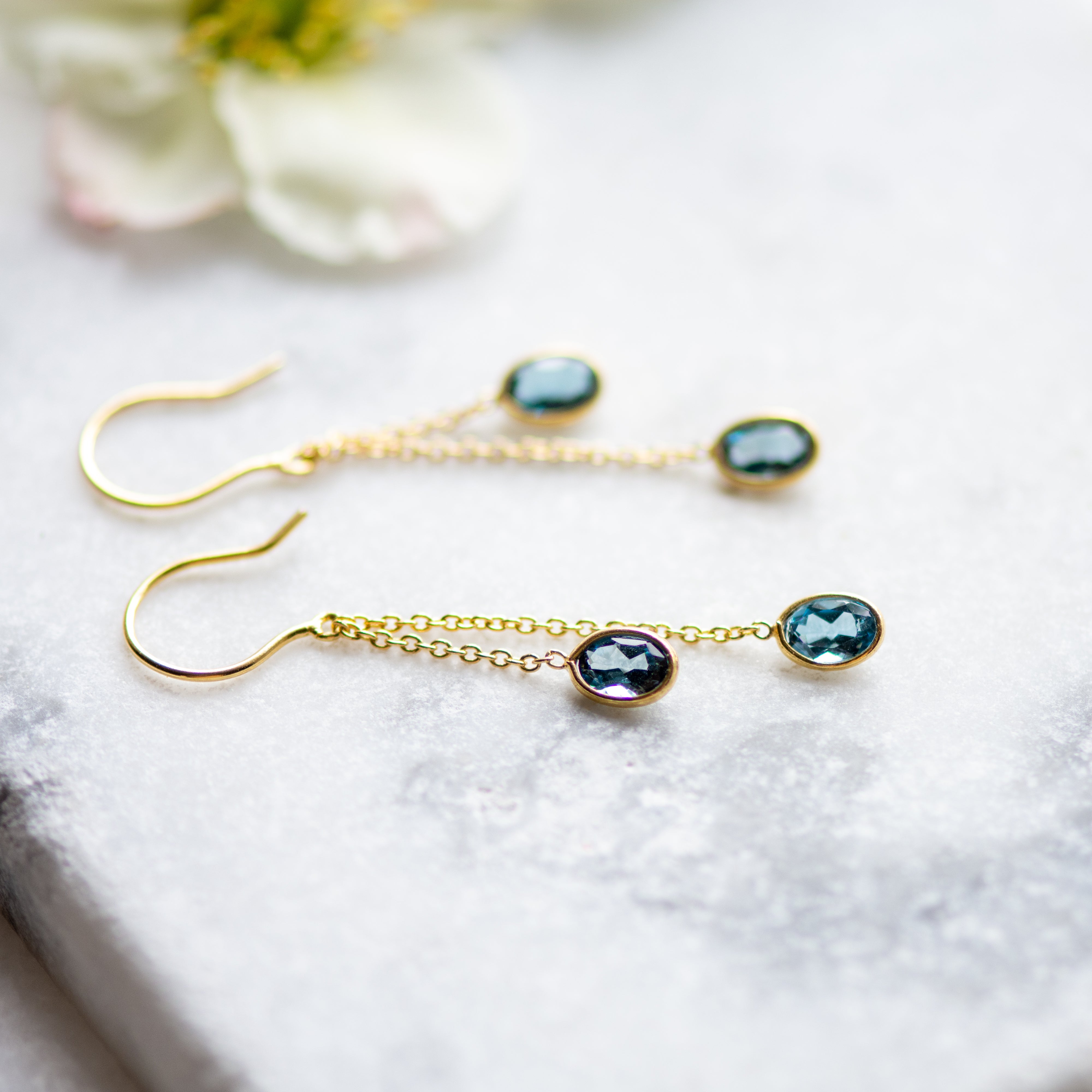 Duals in London Blue Topaz Earring Memara 