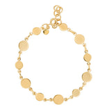 Double Disk Bracelet in Gold Bracelet Memara 