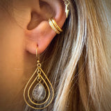 Kyffin Cuff in Gold Earring Memara 