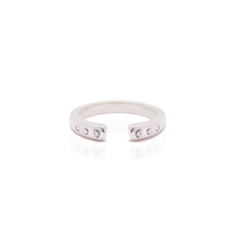 Lady Luck Ring in Silver with Zirconia Ring Memara 