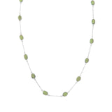 Marilyn Necklace in Silver with Peridot Necklace Memara 